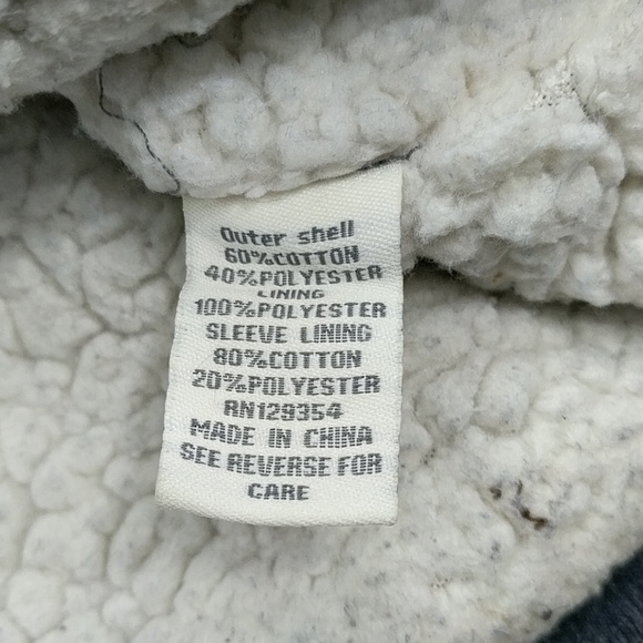 Free Spirit NYC Love University Full Zip Sweatshirt Hoodie Sherpa Hood Size XL - Picture 4 of 5